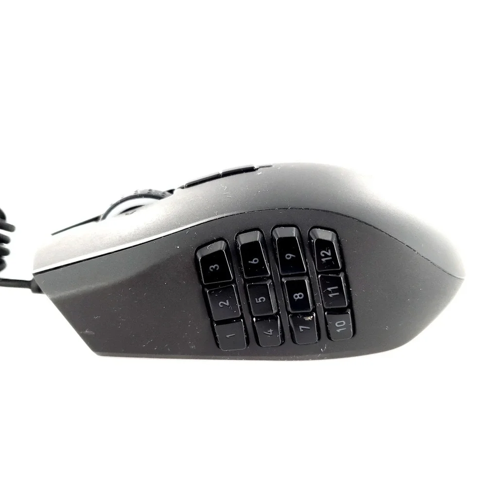 Razer Saga 2014 Wired Gaming Mouse RZ01-0104 Black Tested & Works